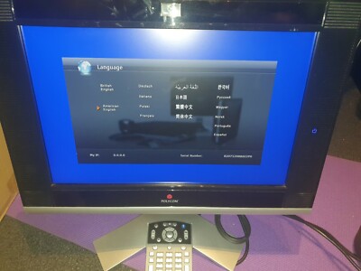Polycom HDX 4000 HD PAL Videokonferenzsystem + HDX CMA Deckenmikrofon + Fernbedienung