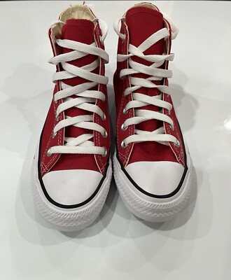 Converse Chuck Taylor All Star Hi High Top Shoes - Red Size Men 3.5 NEW