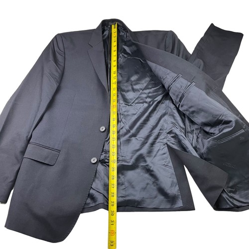 Gianni Versace Men’s 100% Wool 2-Button Blazer Navy Blue • 42R US | 52 IT - Picture 12 of 12