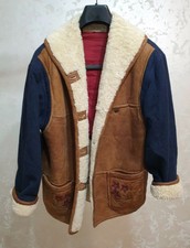 Iceberg Coat Sherpa Leather