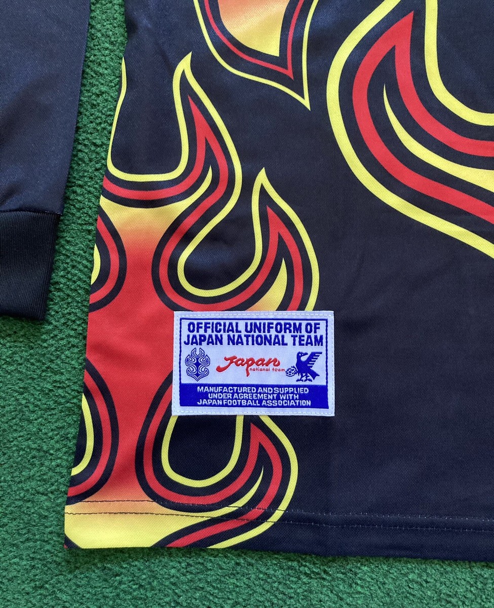 NWT Japan 1998 World Cup Goalkeeper Red Flame Long Sleeve NWT Japan 1998 World Cup Goalkeeper Red Flame Long Sleeve