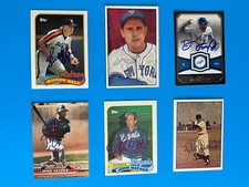 KANSAS CITY ROYALS / MARINERS / DODGERS / NY GIANTS / ASTROS HAND SIGNED CARDS