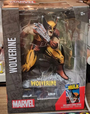 Wolverine Statue With The Incredible Hulk #340 McFarlane 