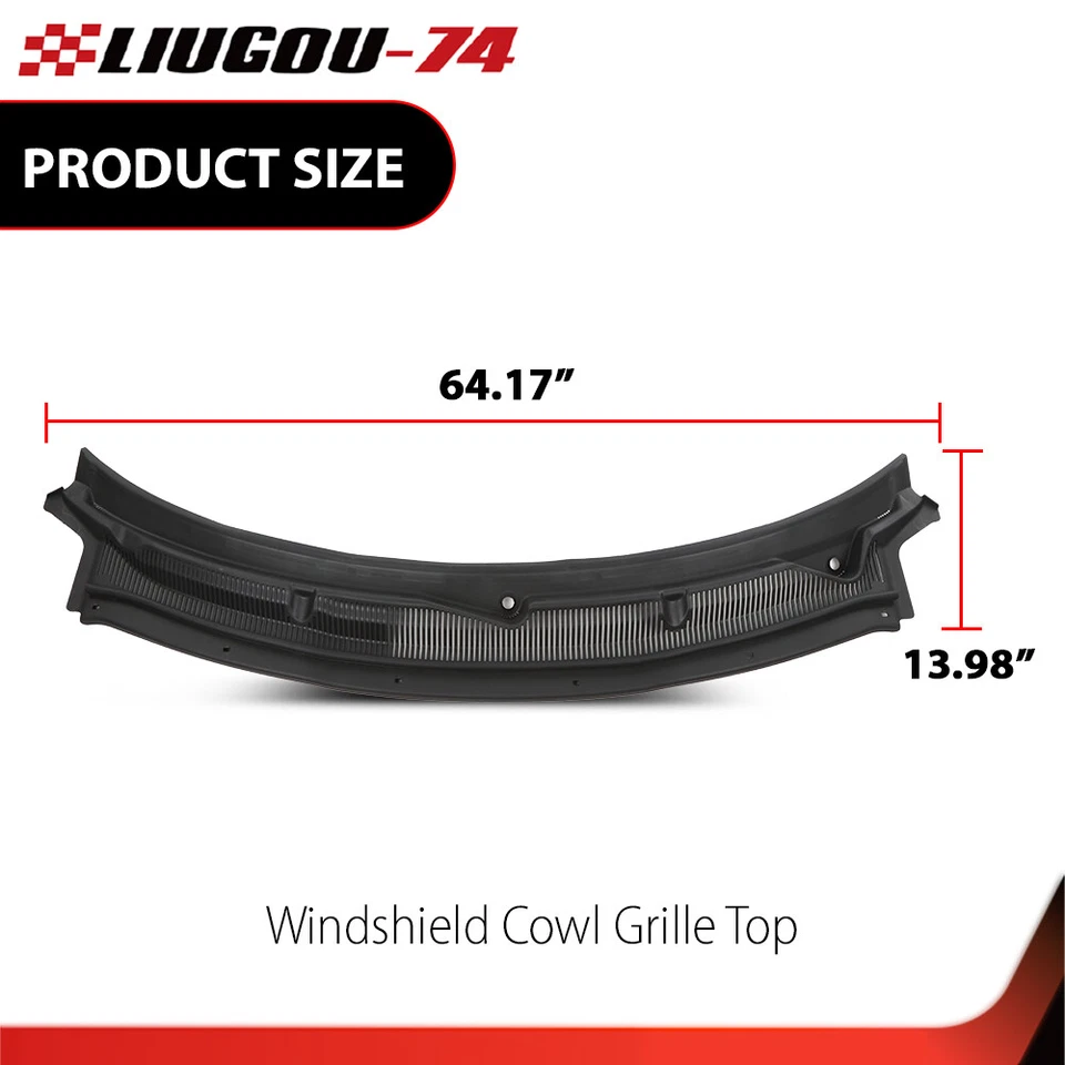 Windshield Cowl Grille Top Fit For 2011-2019 Ford Explorer BB5Z78022A68AA - Image 3 of 4