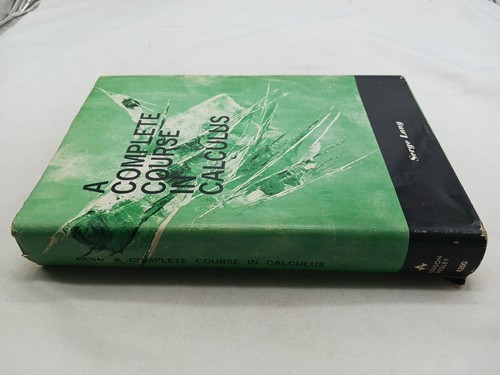VINTAGE - A COMPLETE COURSE IN CALCULUS BY SERGE LANG (1968, HC/DJ) - Picture 2 of 8