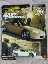 Hot Wheels 2026 25th Fast  Furious Premium 1994 Honda Del Sol White Carded