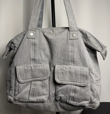 Thirty-one 31 Gray Diaper Bag Unisex Organizing Tote NWOT