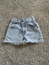 Vintage Levi  s Shorts Toddler Size 4T Orange Tab 100 Cotton