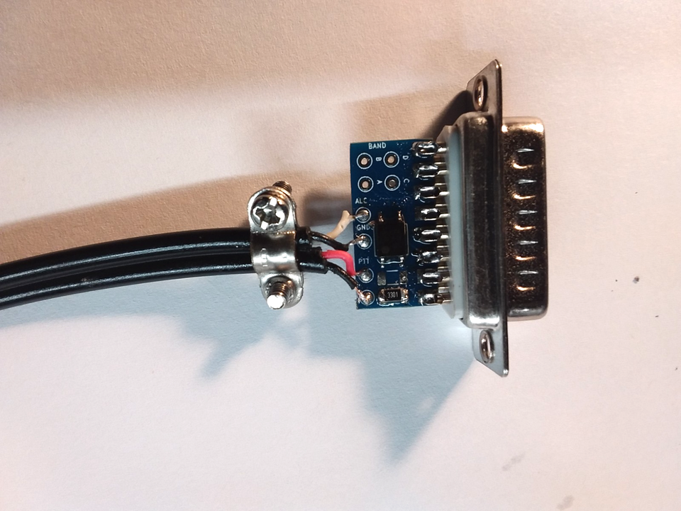 Yaesu FTDX-101D, FTDX-3000 amplifier keying cable with built in opto ...