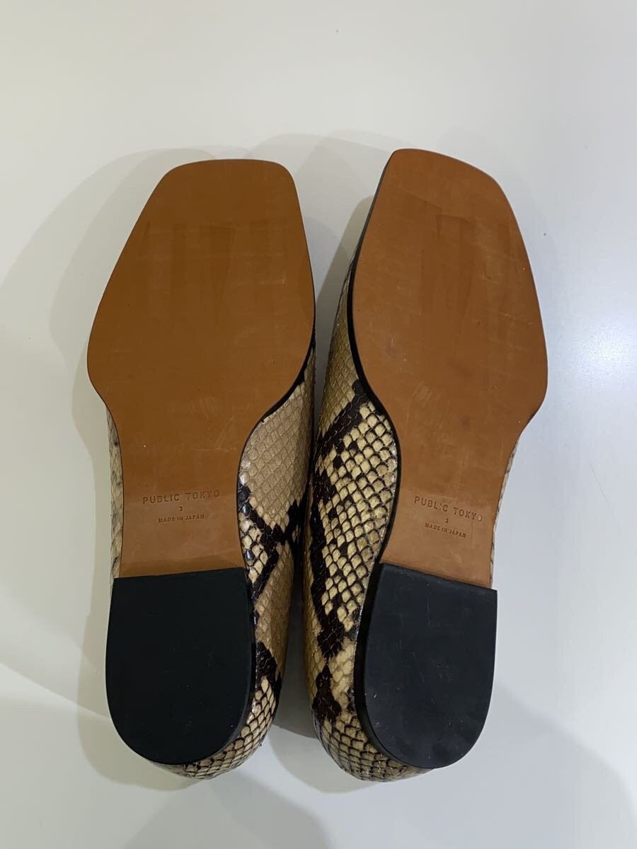 Public Tokyo Flat Pumps 2 Beg Python Square Flat … - image 4