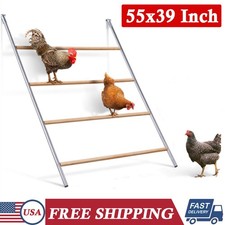 Chicken Perch Ladder Chicken Roosting Bars for Backyard Poultry Farm forHen Coop