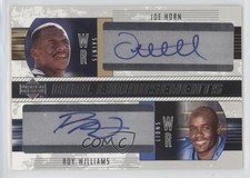 2004 Upper Deck Foundations Dual Endorsements Joe Horn Roy Williams Auto 3c7