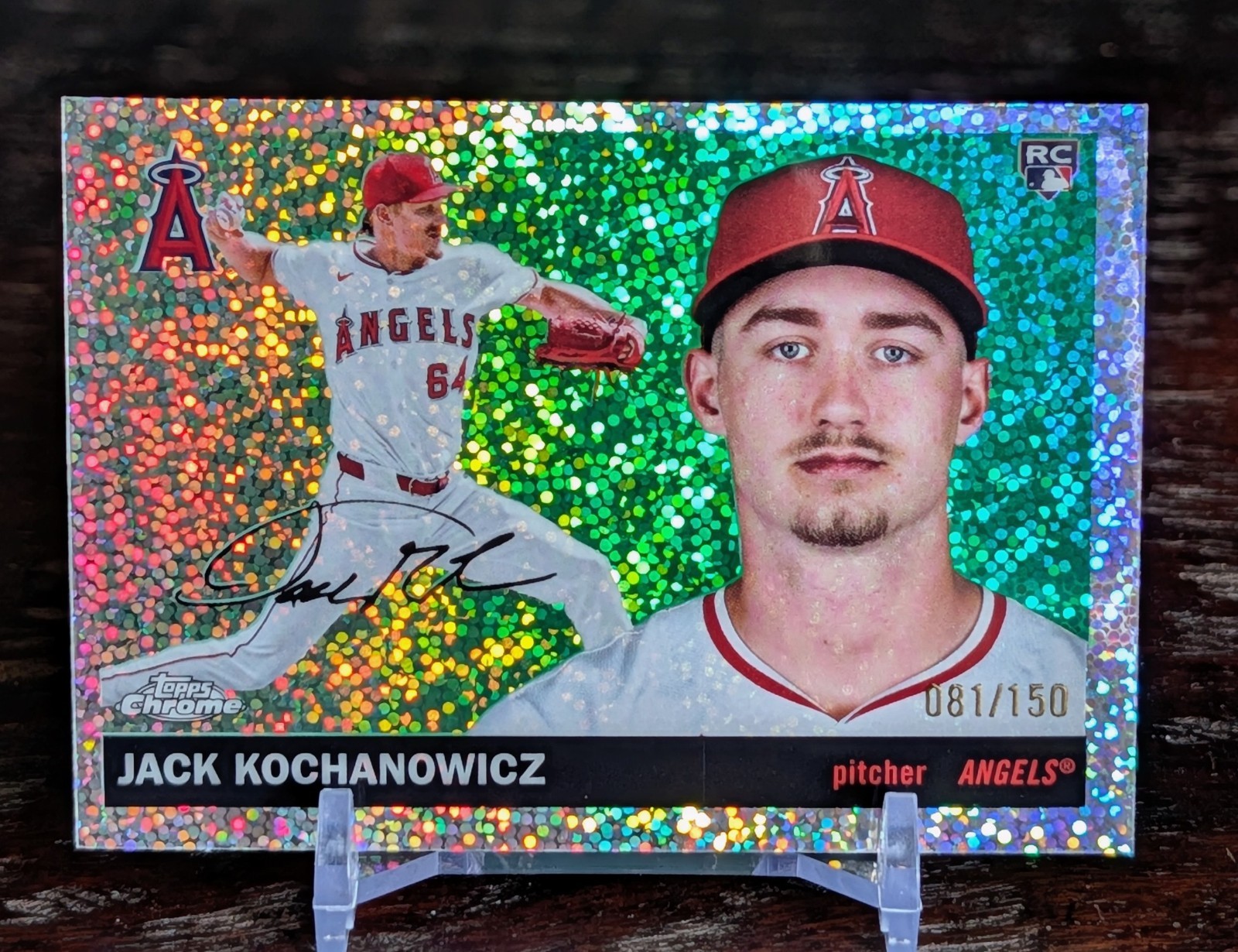 2025 Topps Chrome Platinum Jack Kochanowicz #203 (RC) Speckle Refractor/150