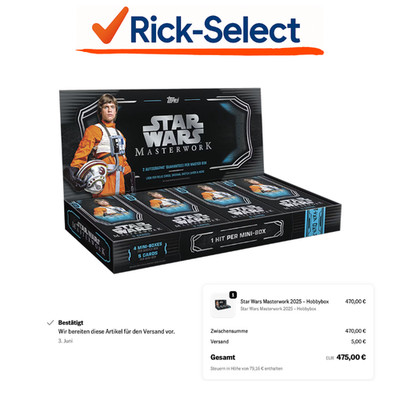 Topps 2025 Star Wars Masterwork - Hobby Box | In Hand   NEU / OVP