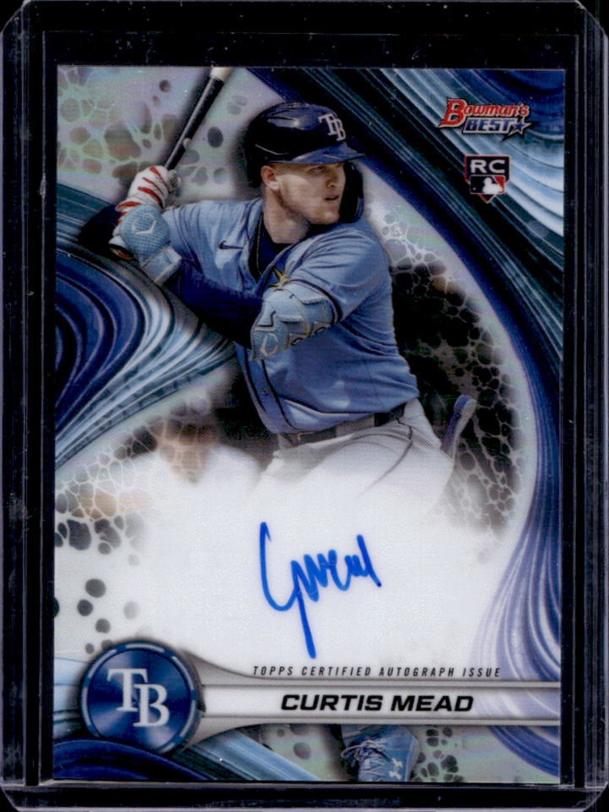 2024 Bowman's Best Curtis Mead Auto RC Refractor Rookie #B24-CM Rays