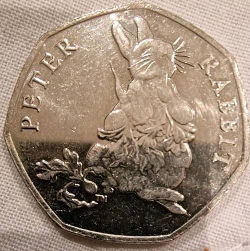 RARE Peter Rabbit Collectible Coin 50p | eBay UK