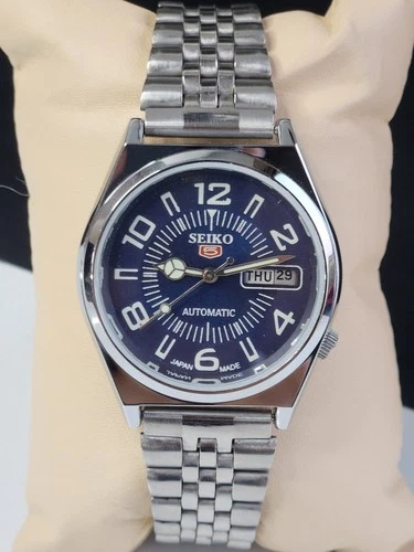 Vintage Seiko 5 Automatic 6309 17 Jewels Gentlemen's Wrist Watch-Free Shipping