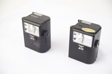 Lot of 2 Olympus XA A11 Flashes for PARTS OR REPAIR