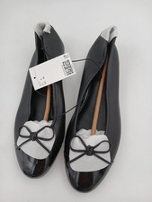 H&M Shoes Womens Size 9 Black Ballet Flats Fa...