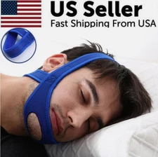 Anti Snoring Chin Strap Sleep Apnea Snore Stop Belt Snoreless Sleep Jaw Solution