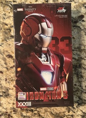 ZD-MK33: ZD Toys Marvel Iron Man Mark 33 Silver Centurion 7'' action figure
