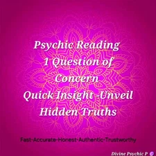 Psychic Reading,1 Question of Concern,Quick Insight Tarot Reading