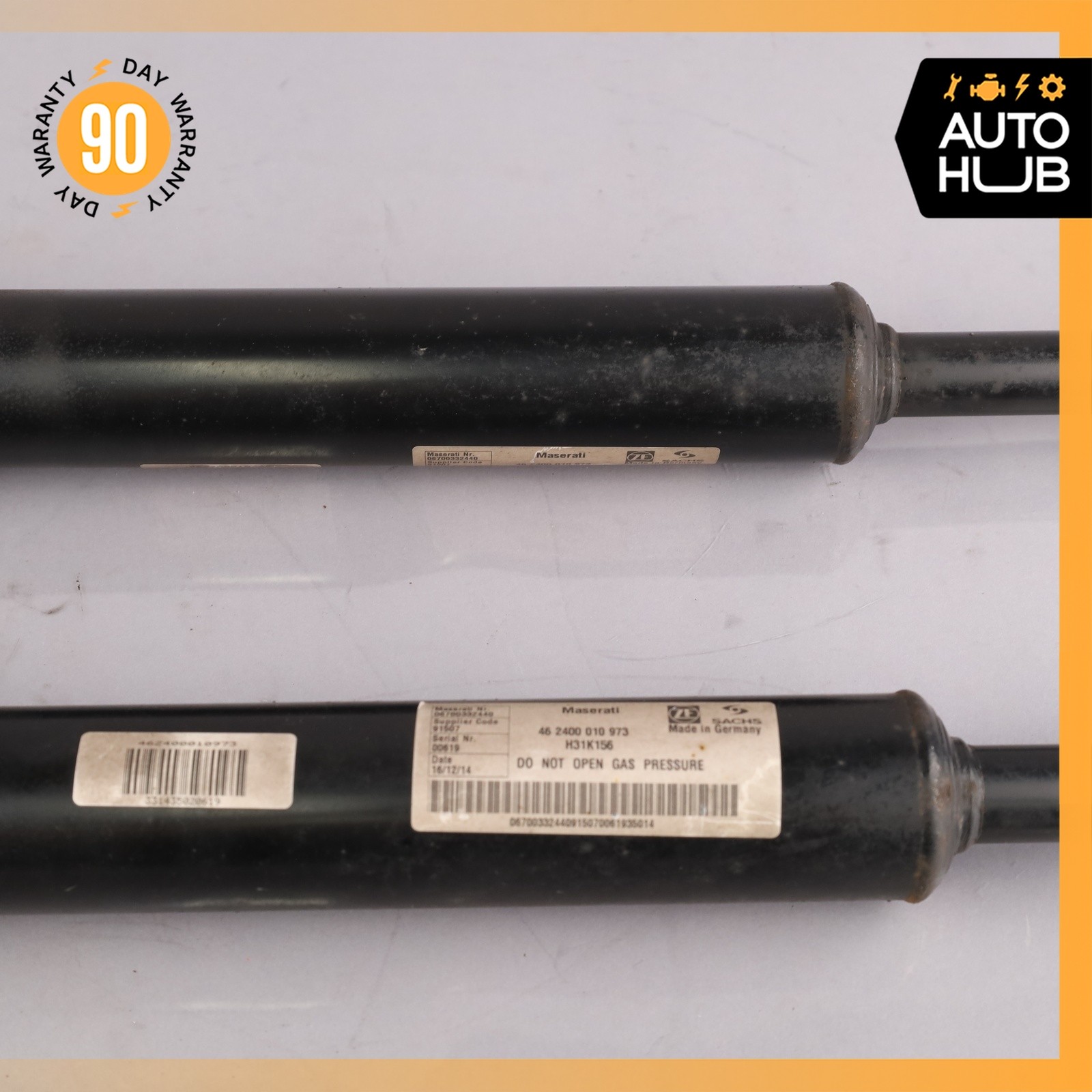 Maserati Quattroporte SQ4 Shock Strut Absorber Rear Left And Right Set OEM 57k