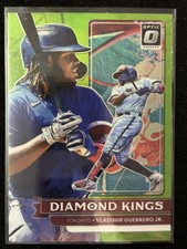 2022 Donruss Optic Vladimir Guerrero Jr #4 Lime Green Prizm Blue Jays MLB