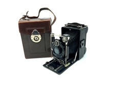 Wauckosin Wara Plate Camera With Plaubel Pecomat 10.5Cm 1:4.5 With Rollex Patent