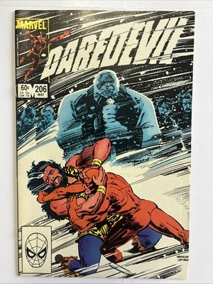 Marvel Comics: DAREDEVIL Vol. 1 No. 206. May 1984 (Box7) VG Condition