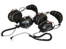 Lot 2 RADIO SHACK Racing Scanner Headphones Volume Control-Adjustable