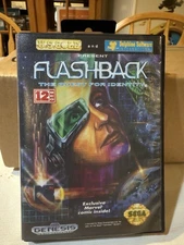 Flashback: The Quest for Identity (Sega Genesis) with Manual and Case