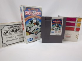 Monopoly (Nintendo Entertainment System NES) Works Complete In Box Manual Game 