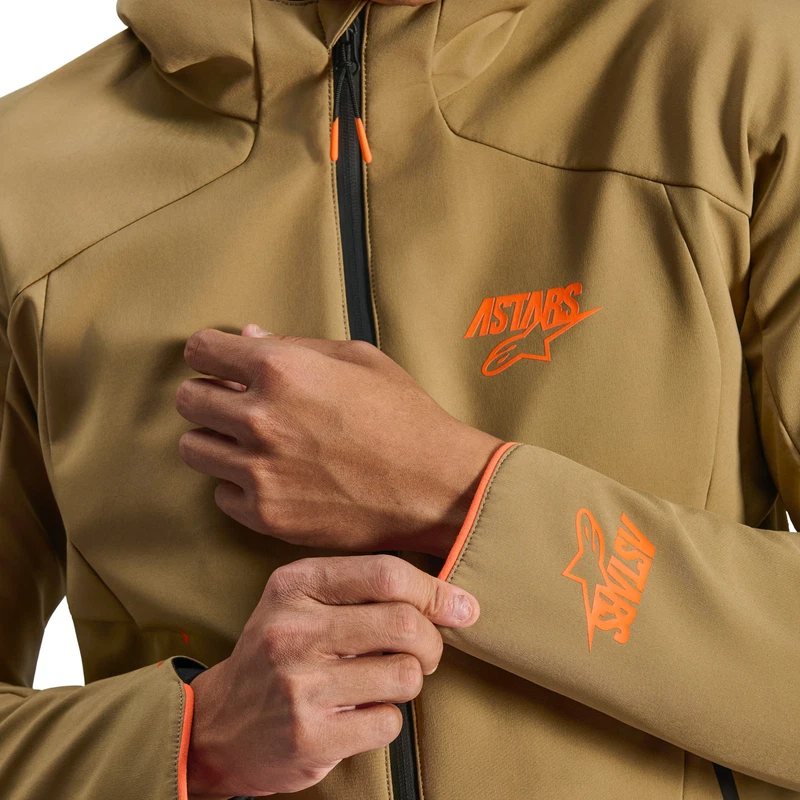 Alpinestars Aeroshell Kharki Black Orange, photo 6 of 9