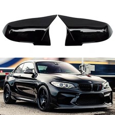 Schwarz M3-Stil Spiegelkappen Außenspiegel Gehäuse Fit BMW F20 F21 F30 F31 F32