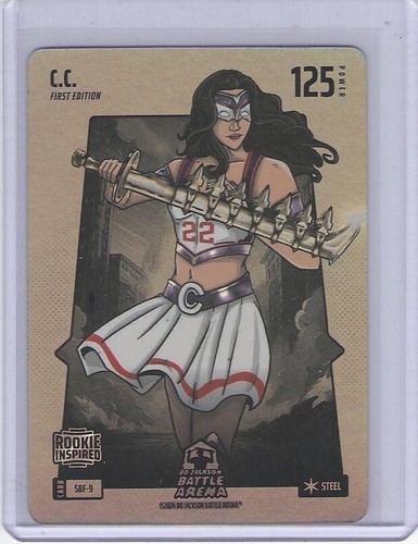 2024 Bo Jackson Battle Arena C.C. ~Caitlin Clark~ Silver Battlefoil SBF-9 RC