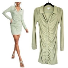 Abercrombie & Fitch Light Green Long Sleeve Dress size M