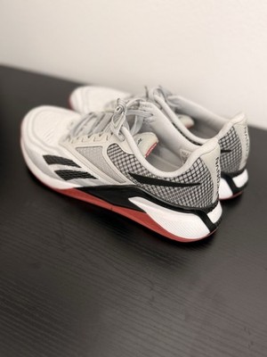 Reebok Nano X2 Training Shoes White Black Red Men s 7.5 CrossFit Sneakers