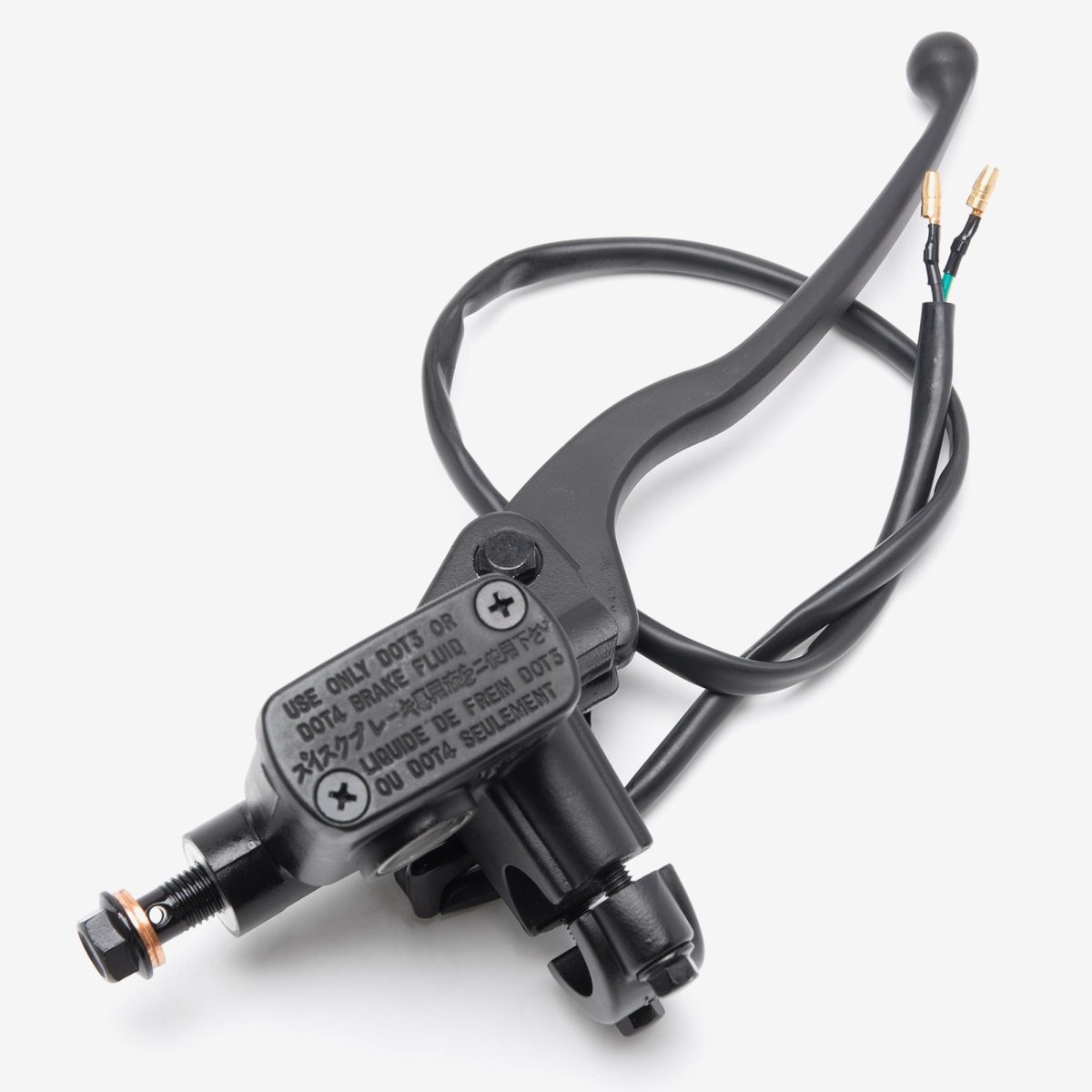 Front Brake Master Cylinder for LX08MAX-E5 Master Cylinder with Reservoir Black
