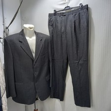 Item e4975 men's Biagiotti grey dress, size XXL, jacket sizes: armpits 6