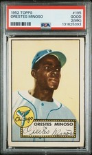 Orestes Minoso 1952 Topps PSA 2 (MK) #195 Chicago White Sox