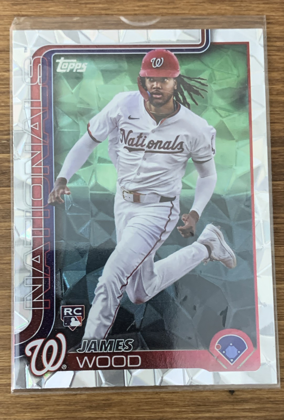 2025 Topps Series 1 - James Wood #181 Diamante Foil (RC)