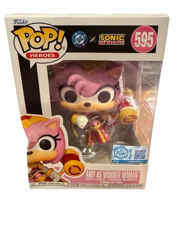 Funko Pop! Vinyl: Sonic the Hedgehog - Amy as Wonder Woman - NEW