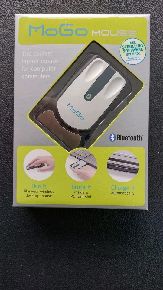 MoGo Mouse- Slim & Bluetooth - Rechargeable Inside Laptop PC Card Slot - Image 4 of 4