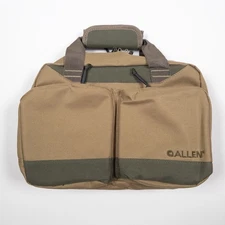 Allen Company Double Handgun Pistol Attache Case Tan/Olive – EXCELLENT