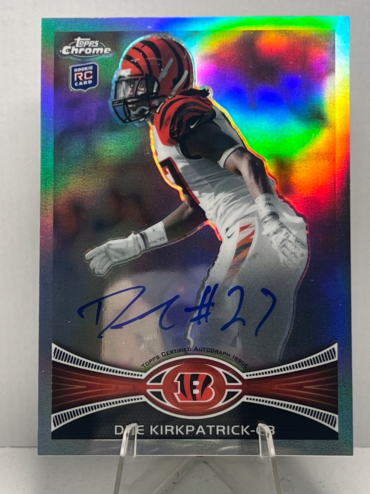 Dre Kirkpatrick Topps Chrome #28 Autograph