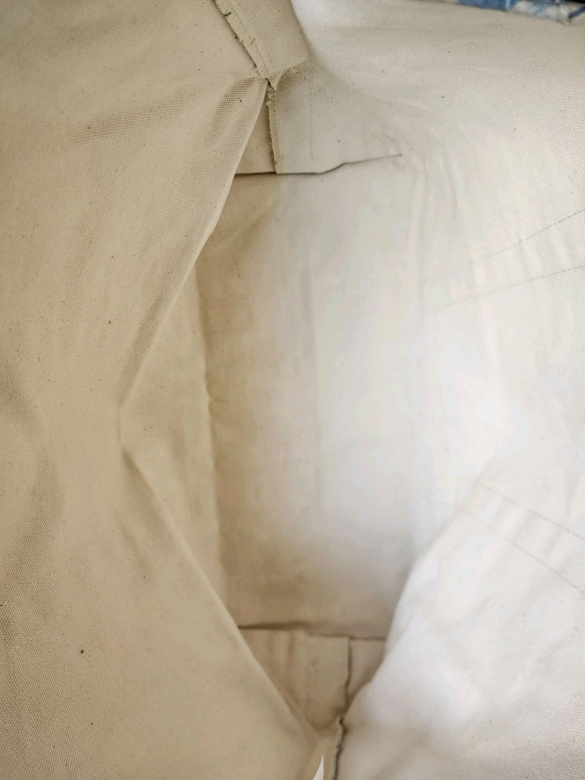 LL Bean Large Patchwork Madras Open Top Tote in B… - image 12