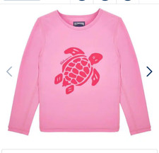 VILEBREQUIN Kid's Pink Turtle Printed SPF Rashguard Top SIZE 2