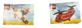 LEGO Creator and Classic Instructions Booklets Manuals Directions Lot of 8