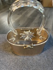 Vintage Lucite Gold Purse Handbag Starburst